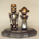 Illustration for article titled Mixed Marriage for Robot Bride and Groom